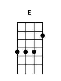 draw 4 - E Chord